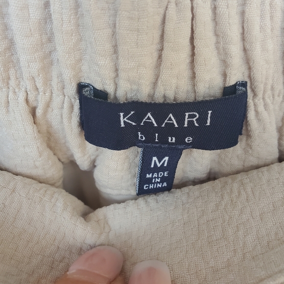 KAARi Wide Leg Pull On Cropped Pant NWT - Size M - Picture 7 of 10